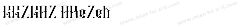 GGZGAZ ABeZeh字体转换